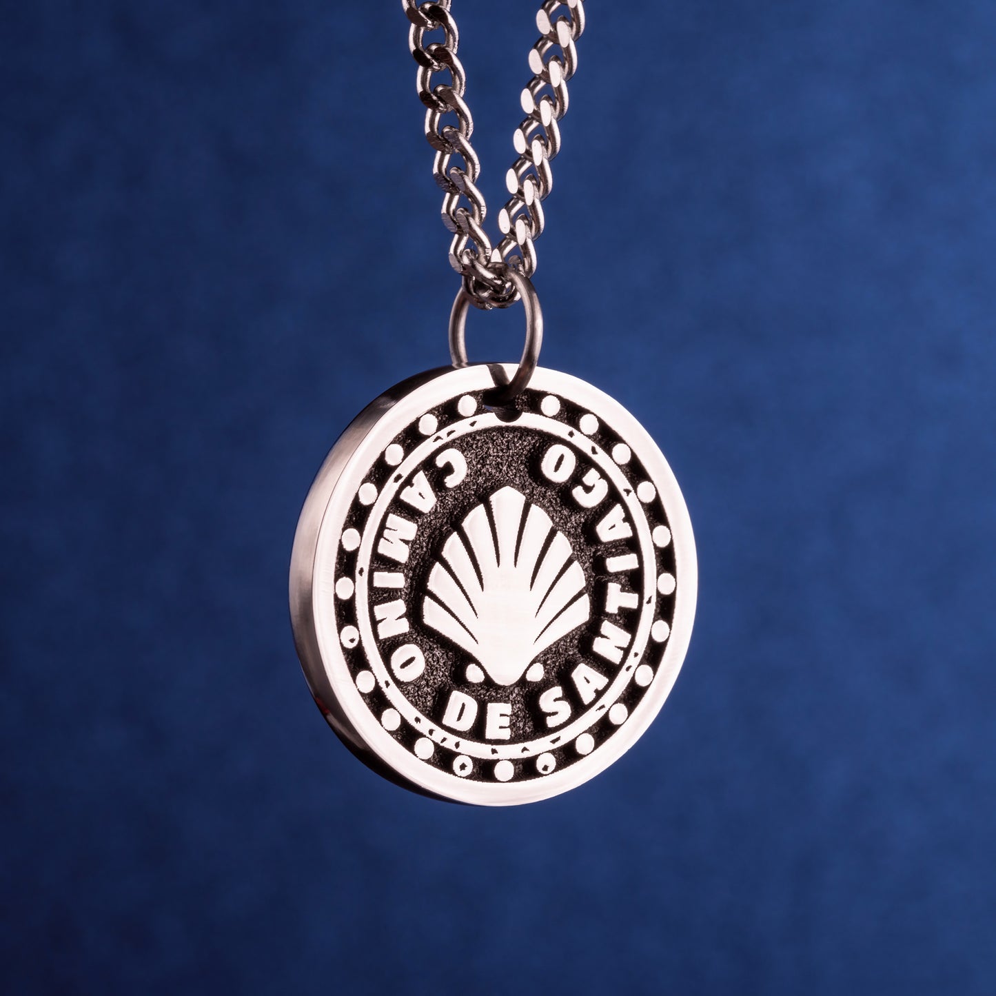 Camino de Santiago Necklace Camino Shell Pendant Santiago de Compostela Charm Pilgrim Jewelry. Gift for Pilgrim