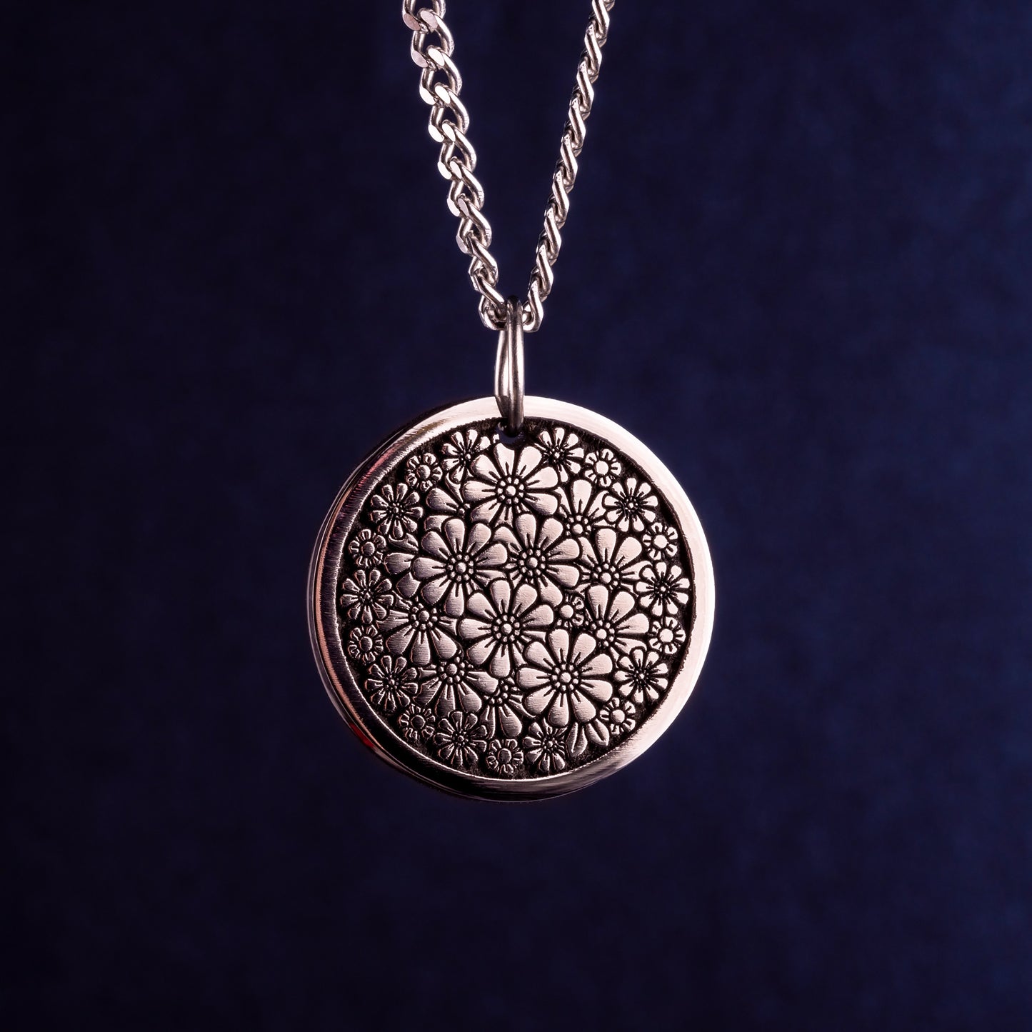 Daisy Necklace Chamomile Pendant Daisies Pendant Camomile Flower Field Necklace