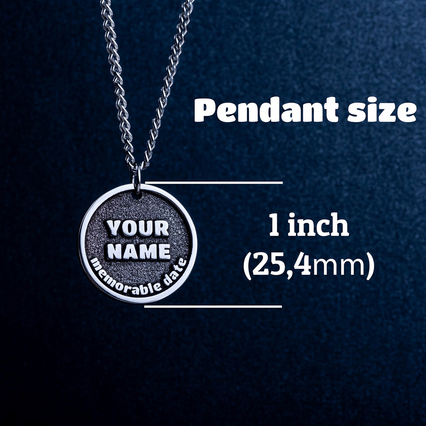 Custom Made Pendant. Personalized Necklace