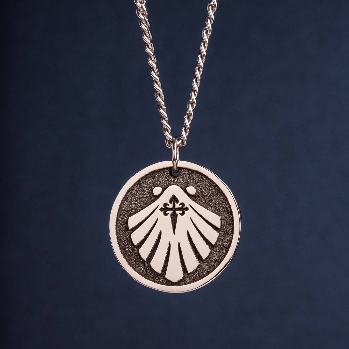Camino de Santiago Scallop Shell Pendant: Symbolic and Stunning Jewelry. Necklace for backpacker and Pilgrim