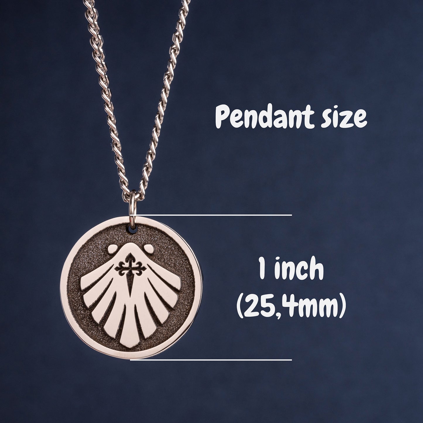 Camino de Santiago Scallop Shell Pendant: Symbolic and Stunning Jewelry. Necklace for backpacker and Pilgrim