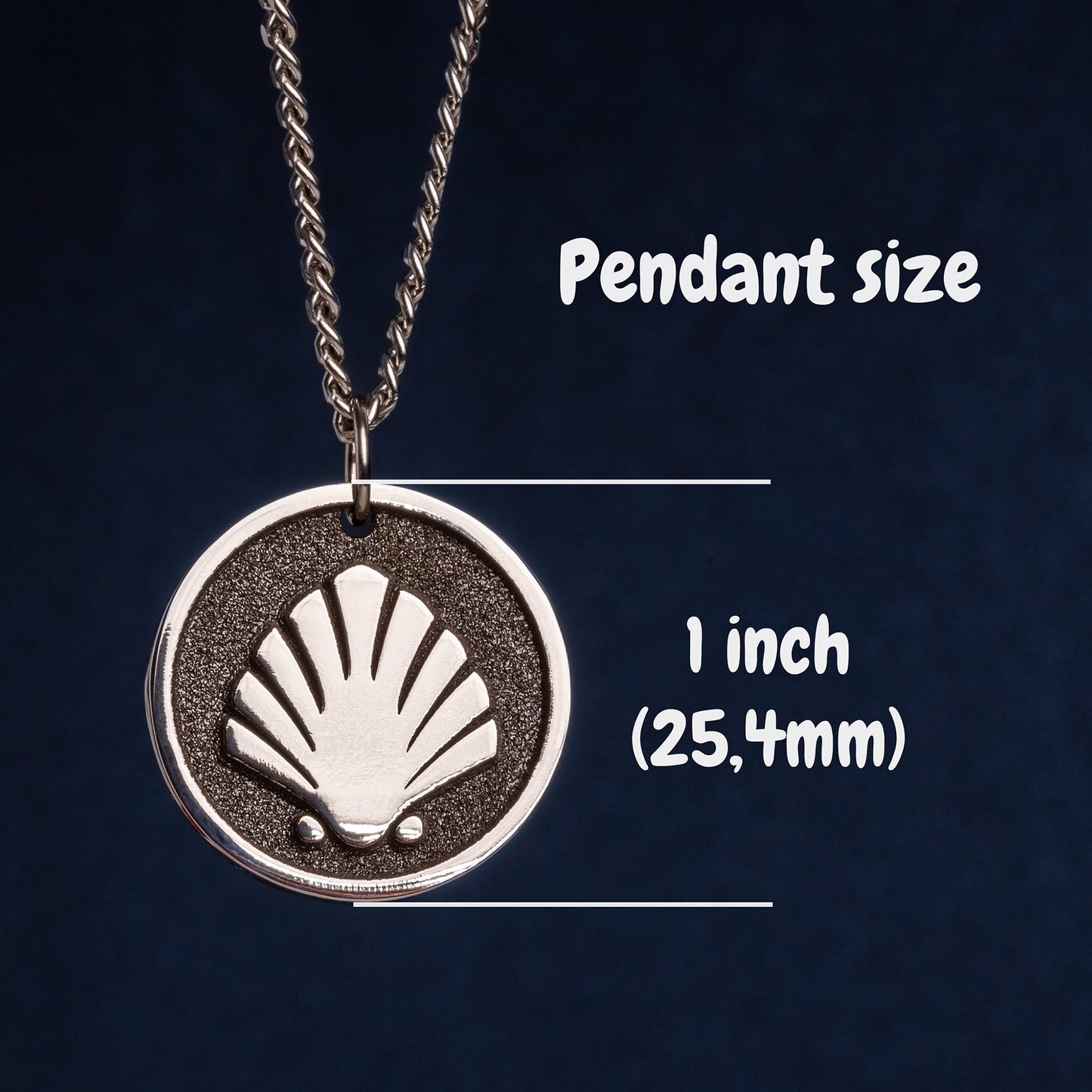 Camino de Santiago Pendant Symbol of the Way. Buen Camino Necklace for Pilgrim Route