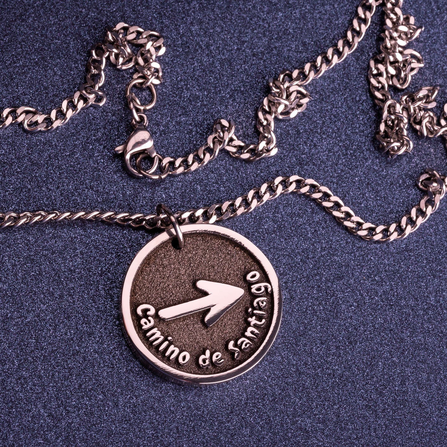 Camino de Santiago Necklace Camino Arrow Pendant St James Way Charm Buen Camino Necklace