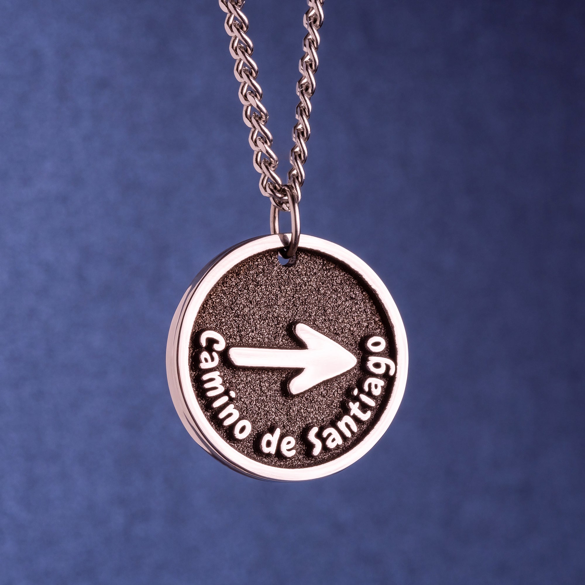 Camino de Santiago Necklace Arrow Pendant St James Way Buen Camino – My  Steel Story