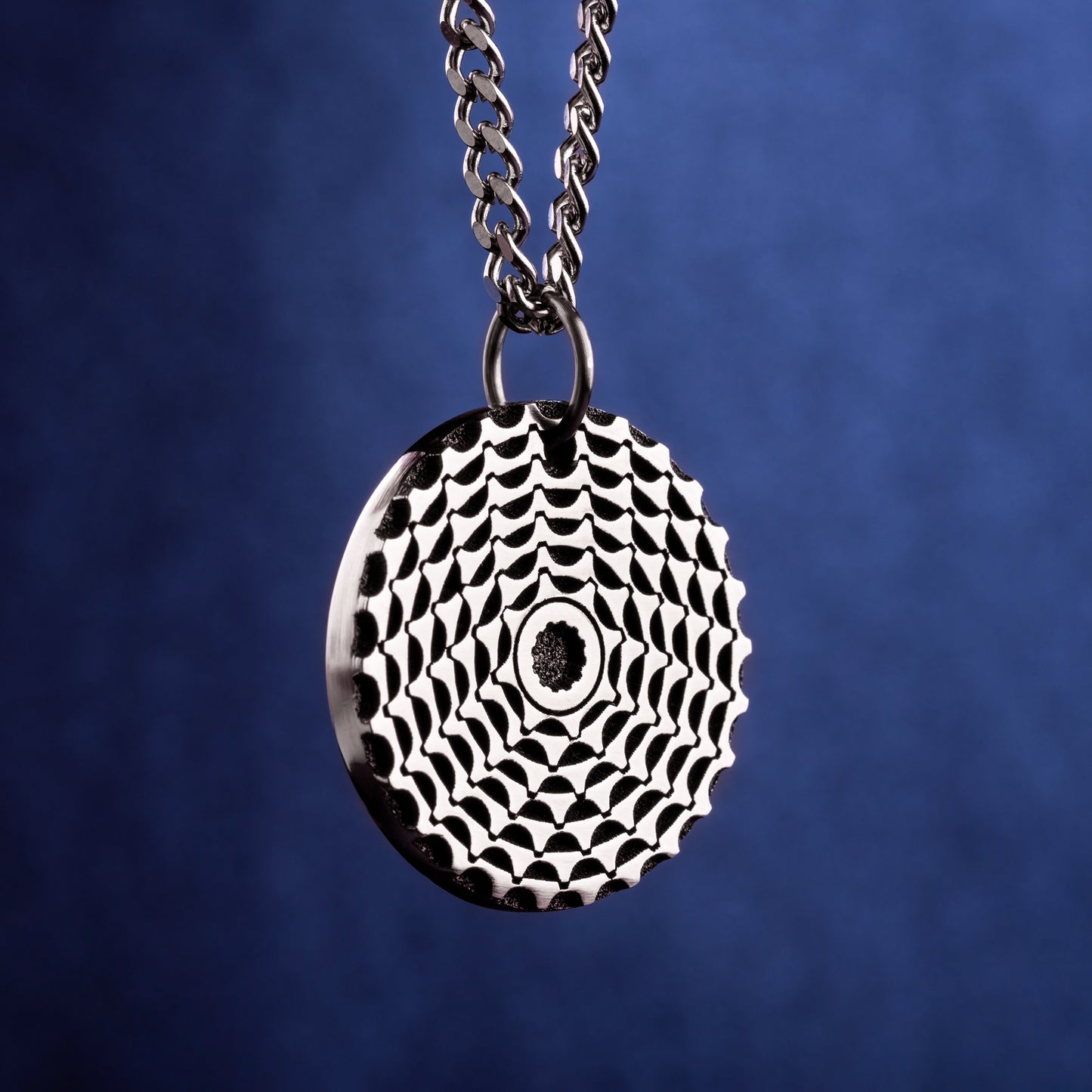 Bicycle Cassette Necklace. Cycling Pendant
