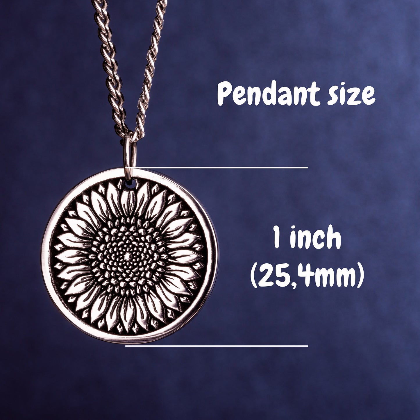 Sunflower Necklace Botanical Pendant Gift for Mom Necklace Jewelry for Girlfriend