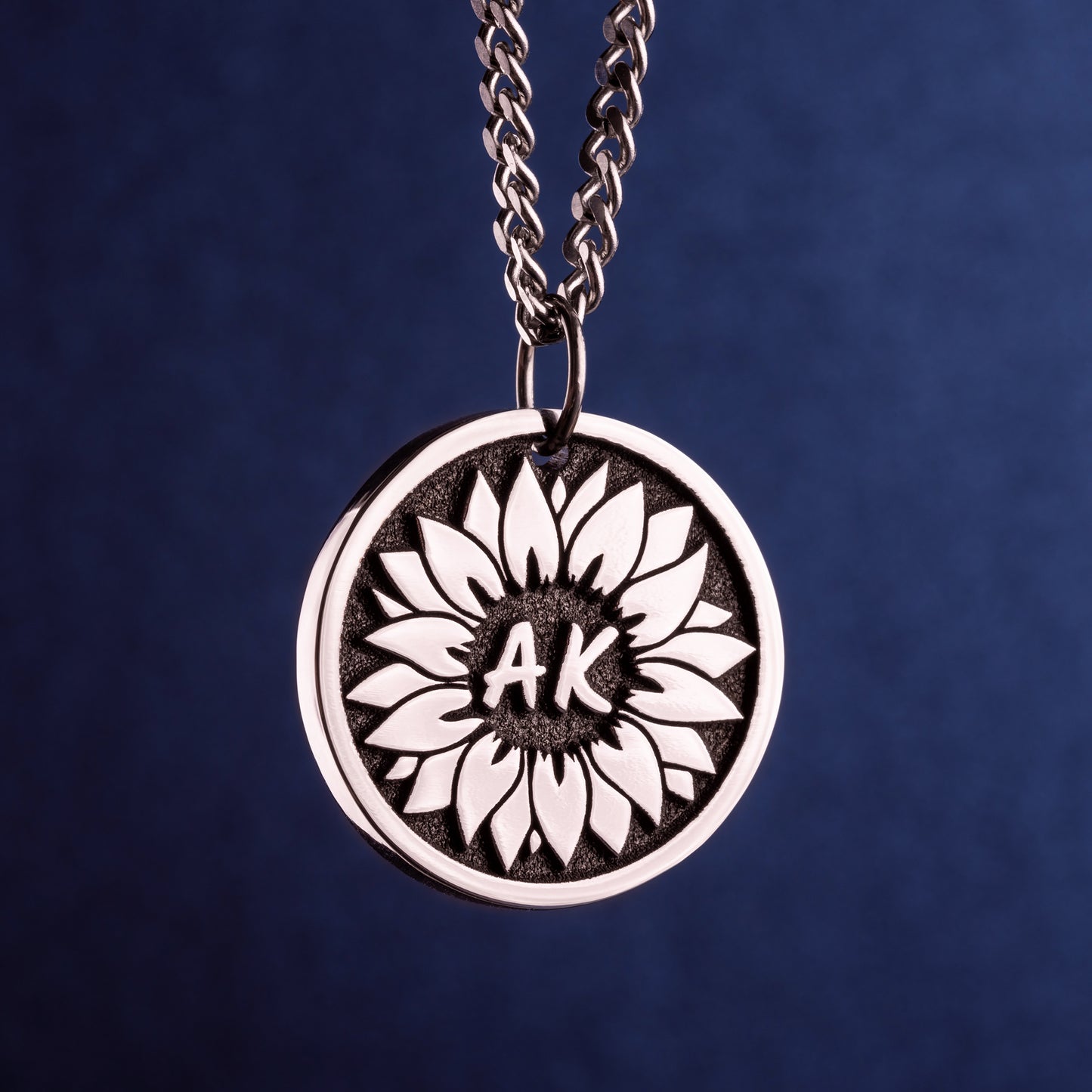 Personalized Sunflower Necklace Named Pendant Gift for Mom Necklace Jewelry for Girlfriend