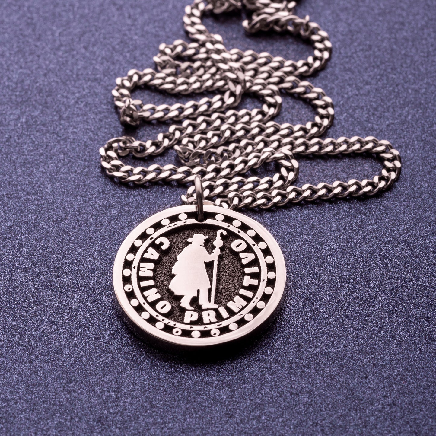 Camino Primitivo Necklace Perfect Gift fo Pilgim of Camino de Santiago Pendant