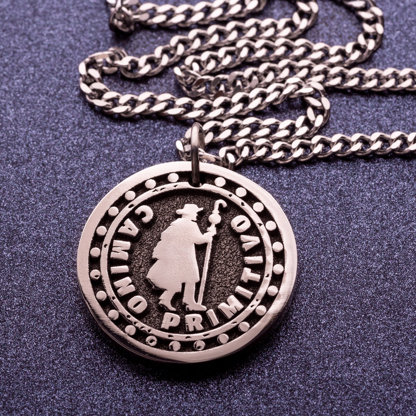 Camino Primitivo Necklace Perfect Gift fo Pilgim of Camino de Santiago Pendant