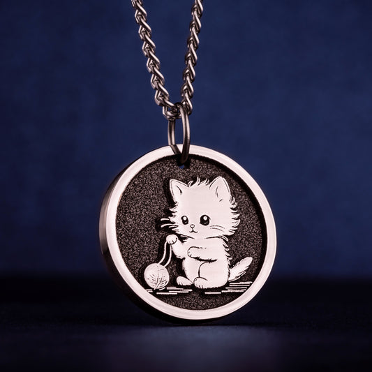 Personalized Cat Mom Necklace Cute Kitten Pendant Cat Lover Gift for Cats Owner Jewelry Feline Lovers present Christmas gifts for Girlfriend