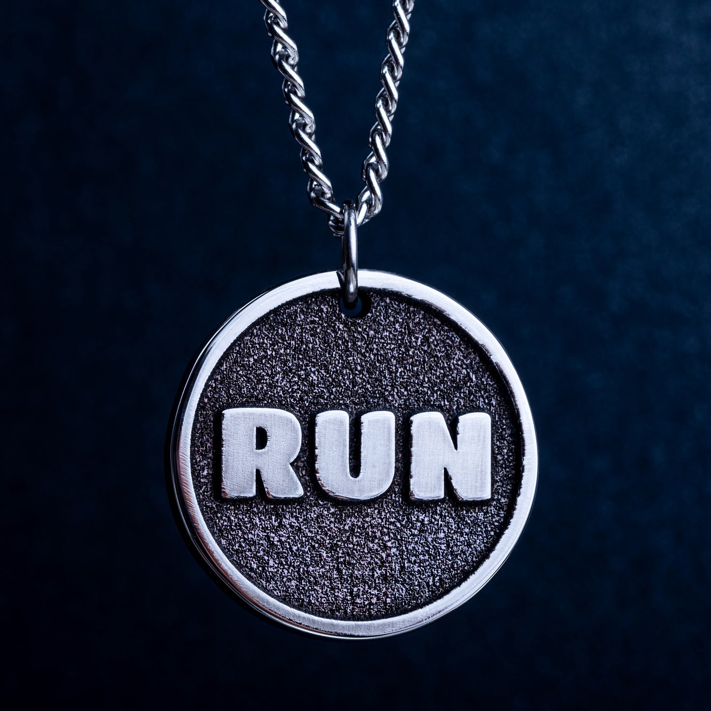 RUN - Custom pendant necklace for an athlete runner. Various sports. Medal for the participant and winner of the competition