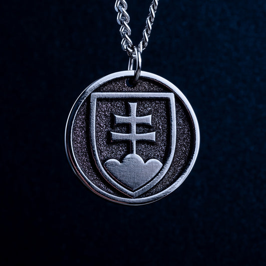 Personalized Pendant With Slovak National Emblem. Štátny znak Slovenskej republiky