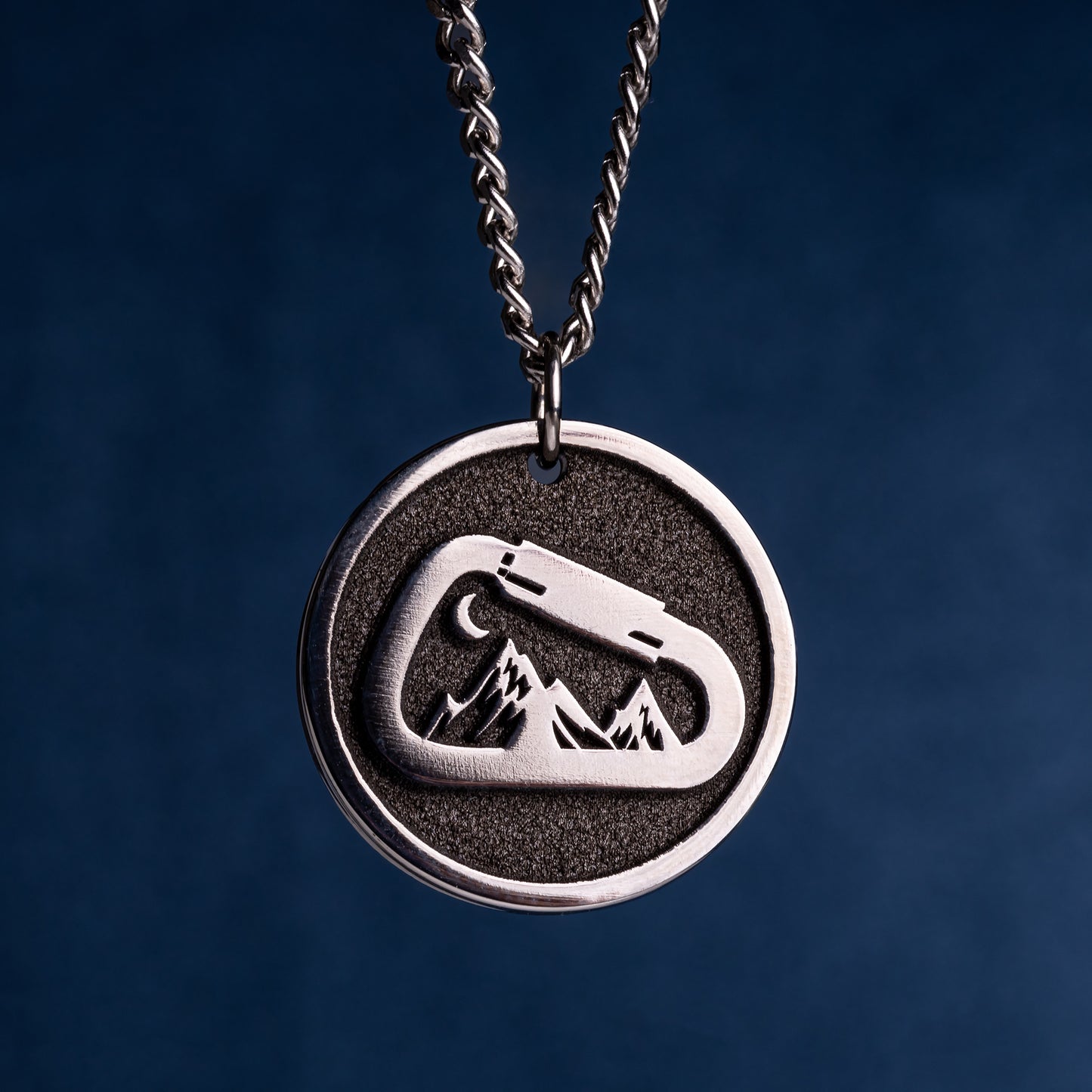 Personalized Mountain Carabiner Pendant - Perfect Gift for Adventure Lovers, Boulderer, Climber!