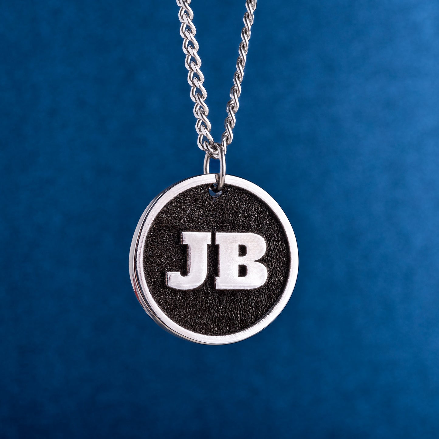 Personalized Initial Pendant for Men and Women. Custom Monogram Necklace