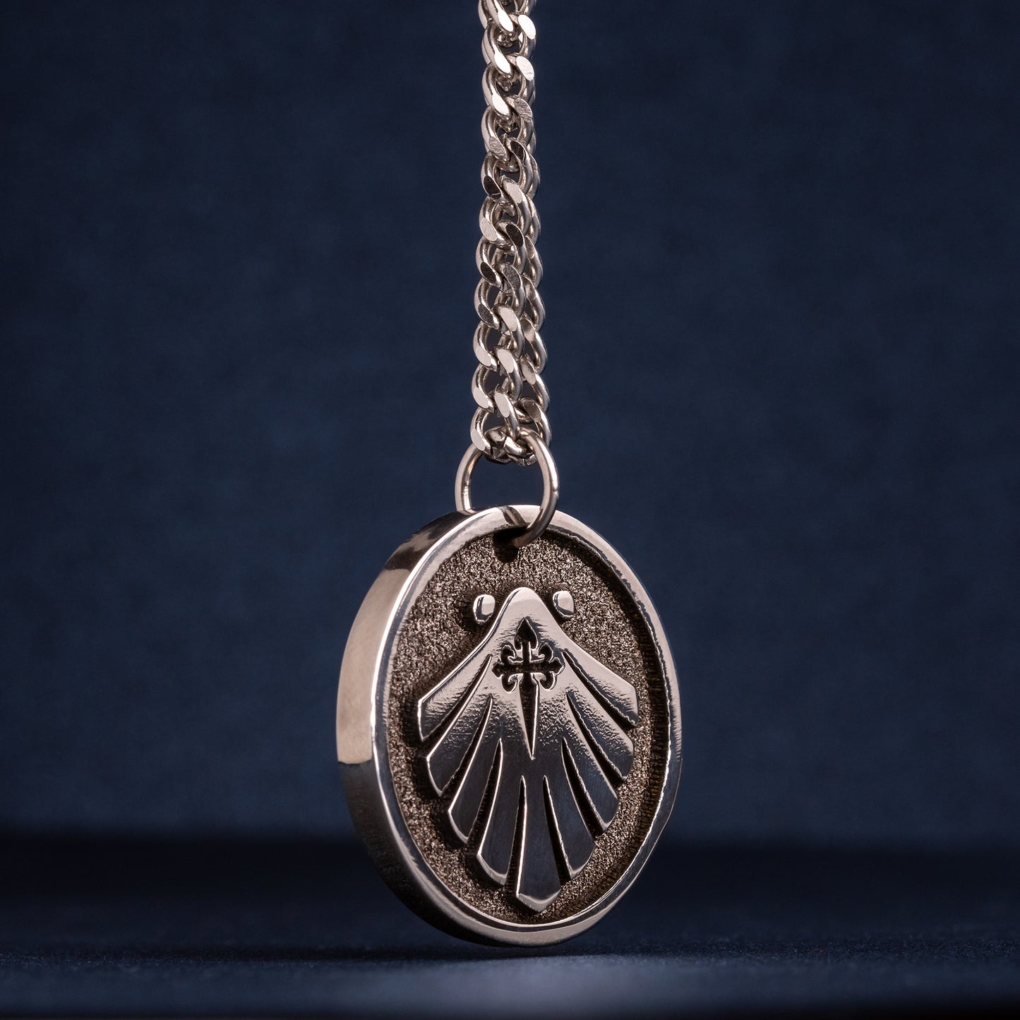 Camino de Santiago Scallop Shell Pendant: Symbolic and Stunning Jewelry. Necklace for backpacker and Pilgrim