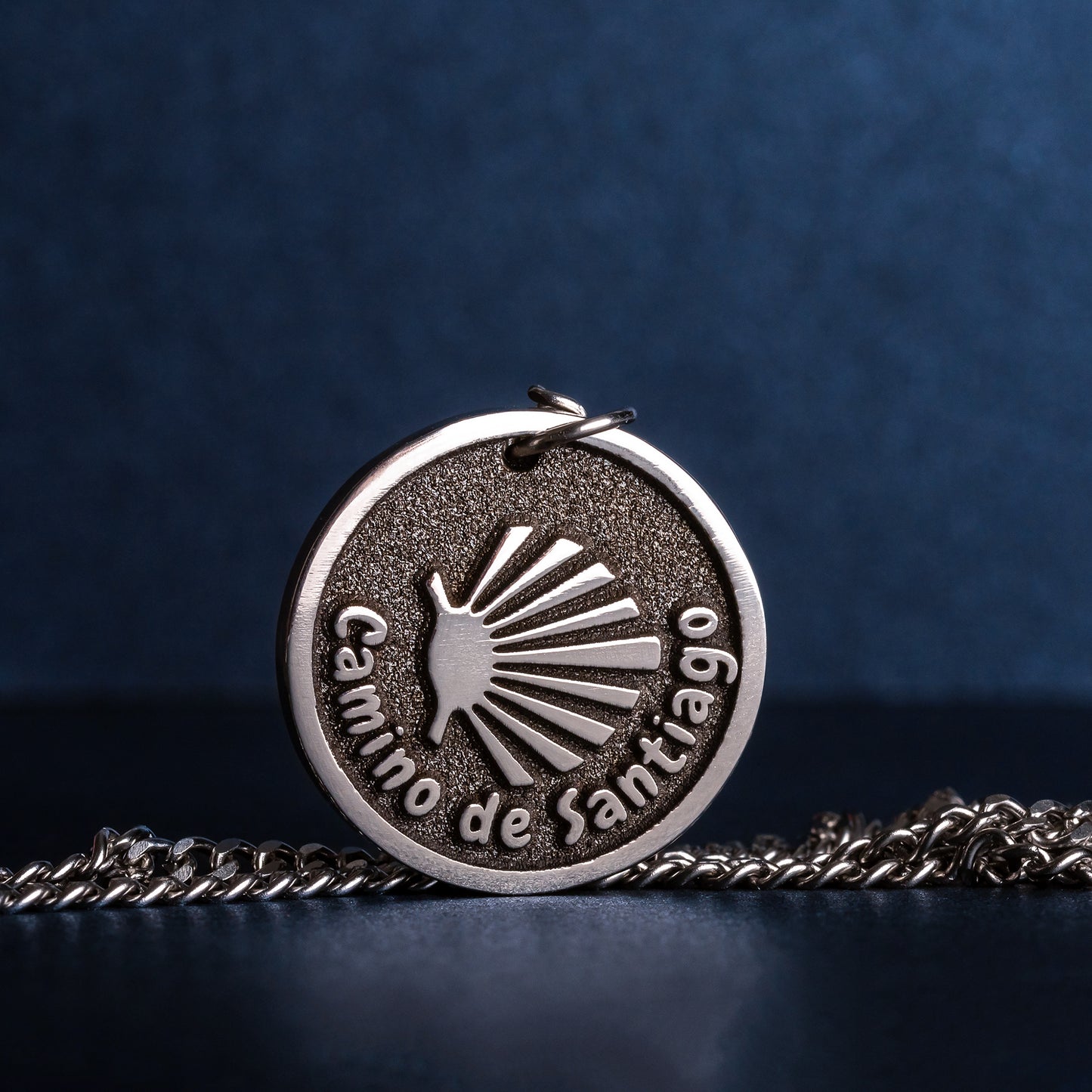 Camino de Santiago Necklace St James Way Pendant Symbol of the Pilgrim Route. Buen Camino Necklace for Pilgrimage Route Gift