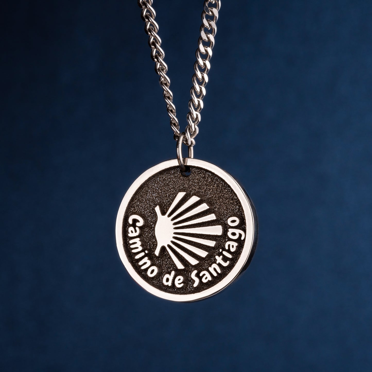 Camino de Santiago Necklace St James Way Pendant Symbol of the Pilgrim Route. Buen Camino Necklace for Pilgrimage Route Gift