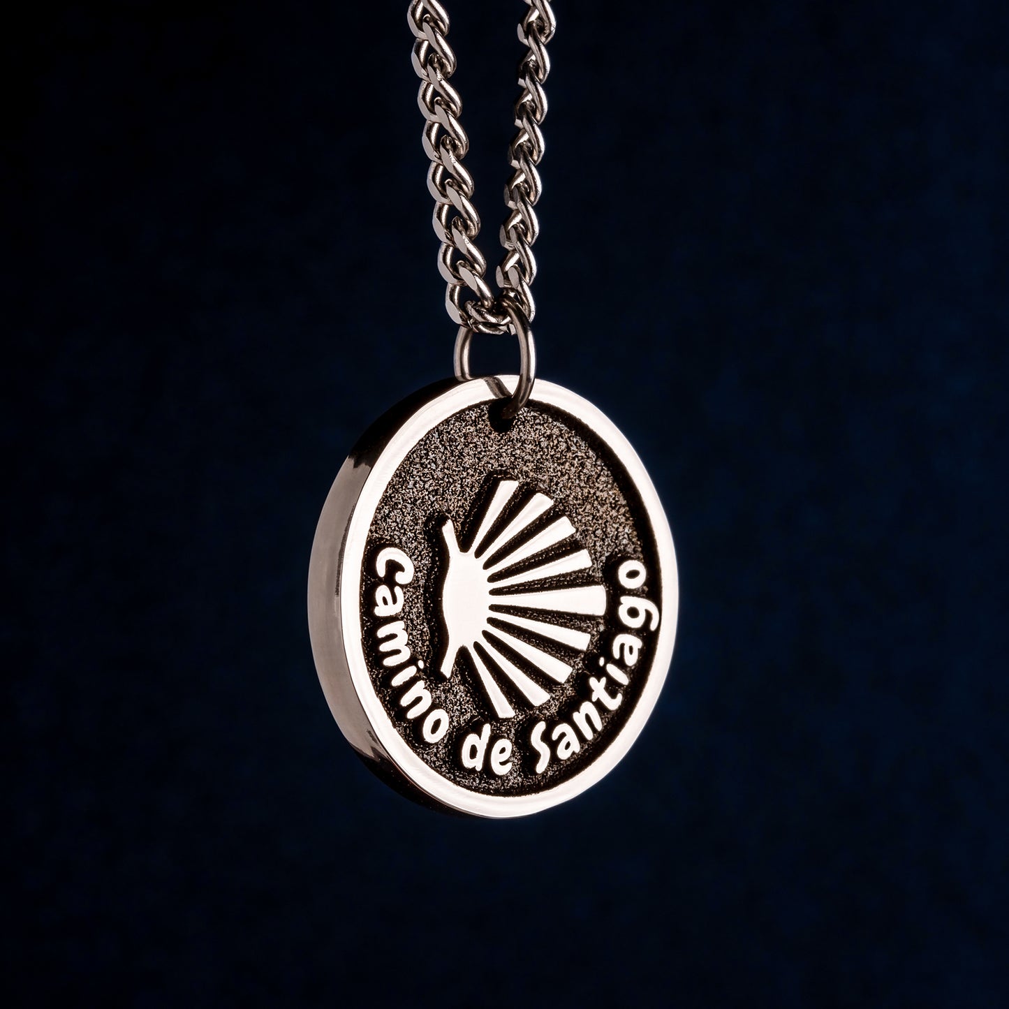 Camino de Santiago Necklace St James Way Pendant Symbol of the Pilgrim Route. Buen Camino Necklace for Pilgrimage Route Gift