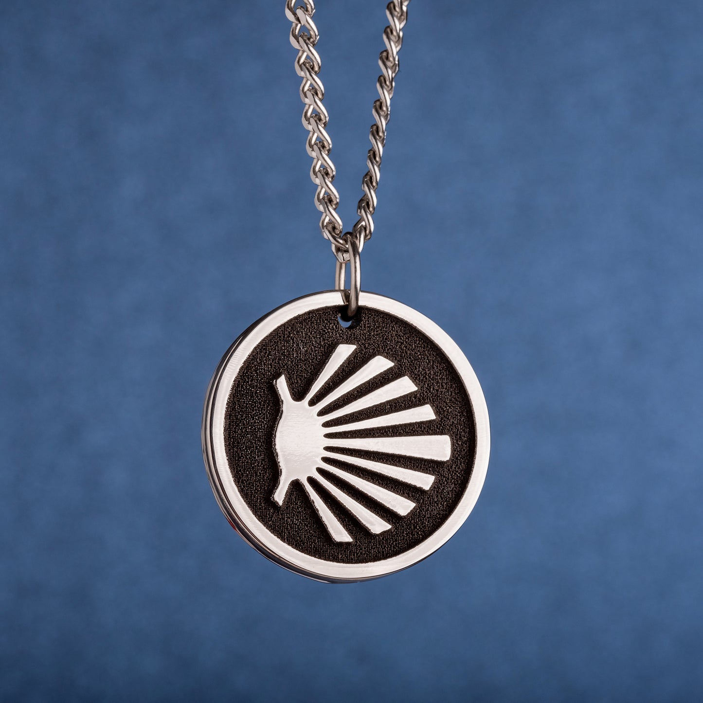 Elegant Camino de Santiago Pendant Reminder of Your Journey. Shell and Arrow - Symbol of the Way. Buen Camino Necklace for Pilgrim Route