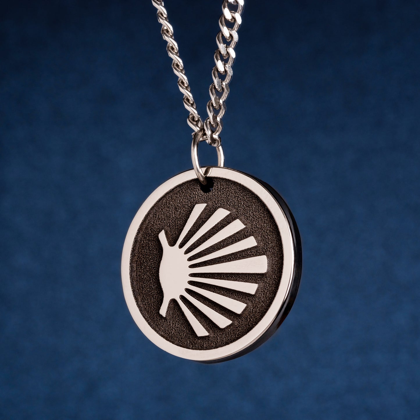 Elegant Camino de Santiago Pendant Reminder of Your Journey. Shell and Arrow - Symbol of the Way. Buen Camino Necklace for Pilgrim Route