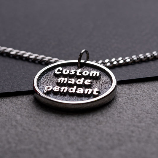 Custom Made Pendant. Personalized Necklace