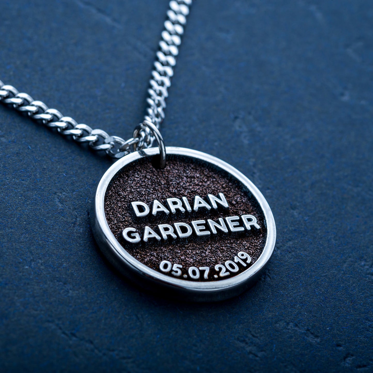 Personalized Necklace With Memmorable Date