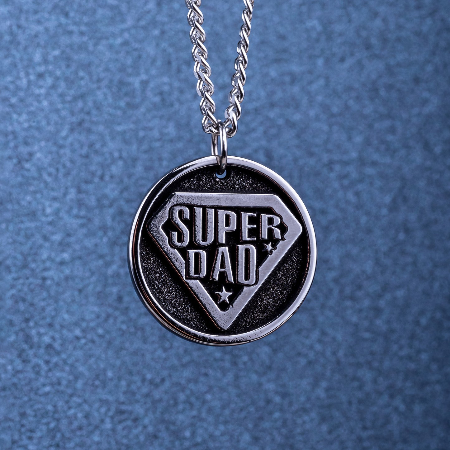 Super Dad - Personalized Pendant for Father Day