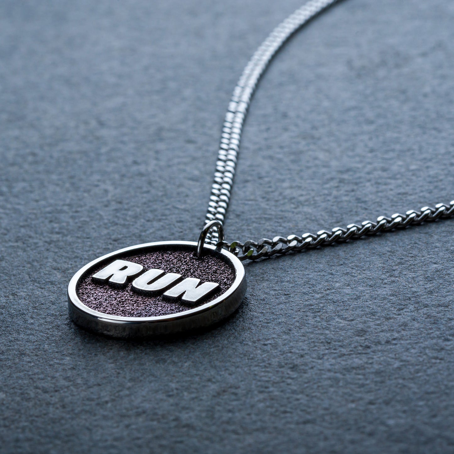 RUN - Custom pendant necklace for an athlete runner. Various sports. Medal for the participant and winner of the competition