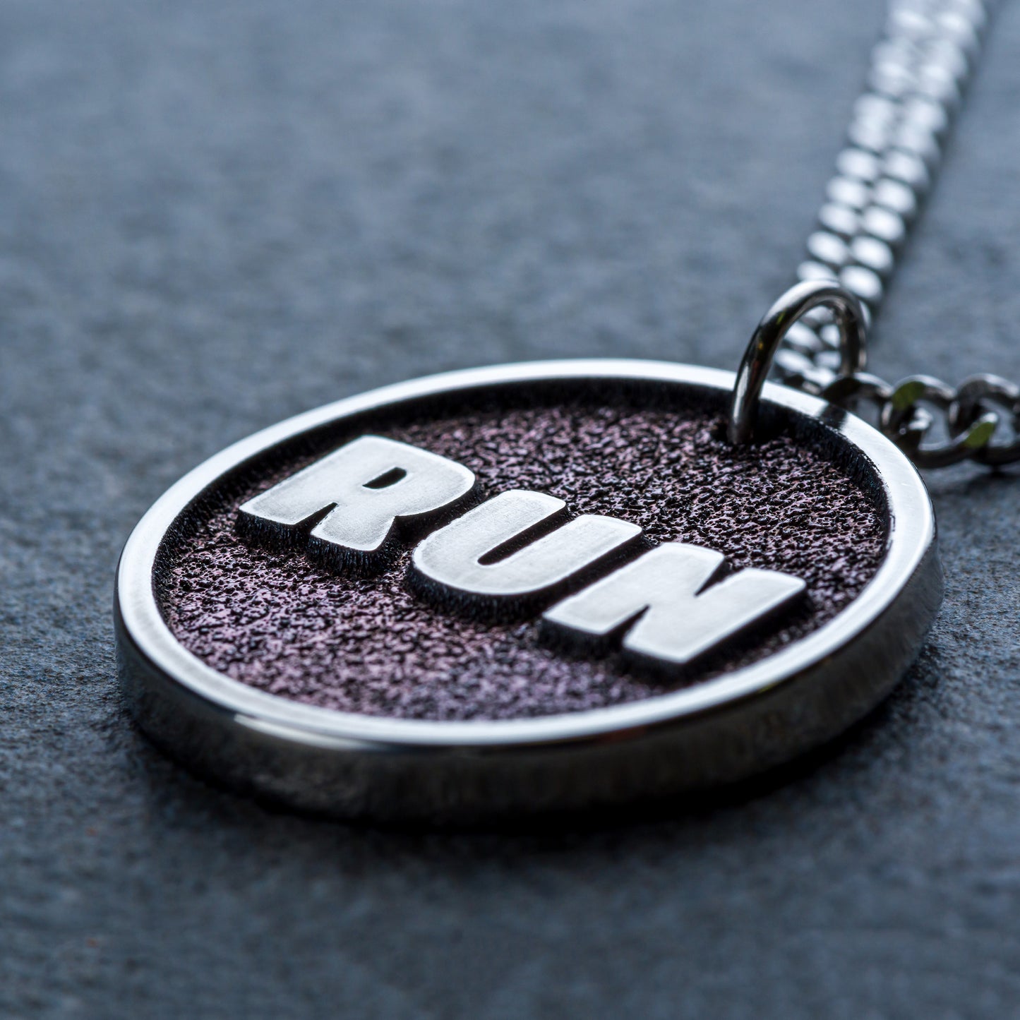 RUN - Custom pendant necklace for an athlete runner. Various sports. Medal for the participant and winner of the competition