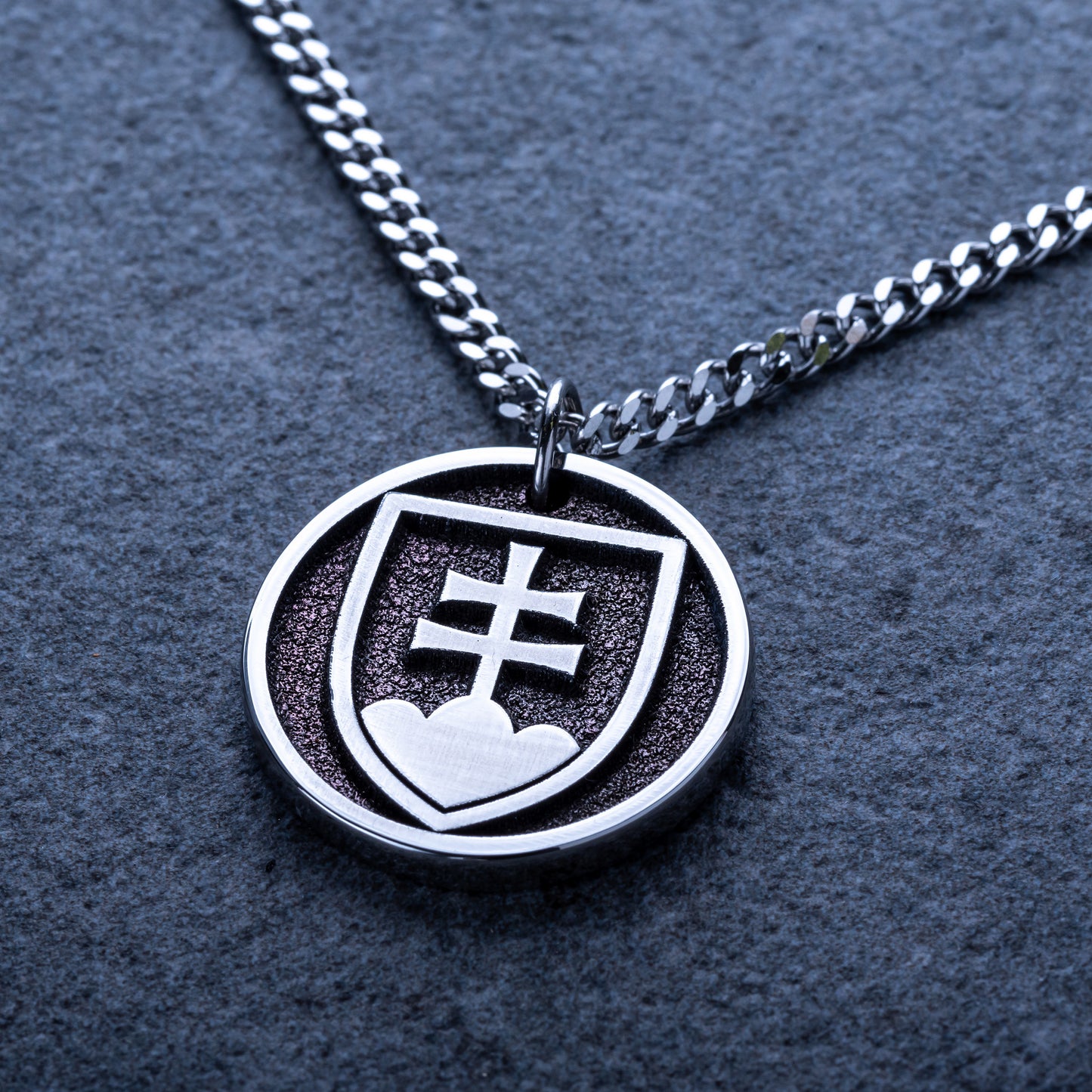 Personalized Pendant With Slovak National Emblem. Štátny znak Slovenskej republiky